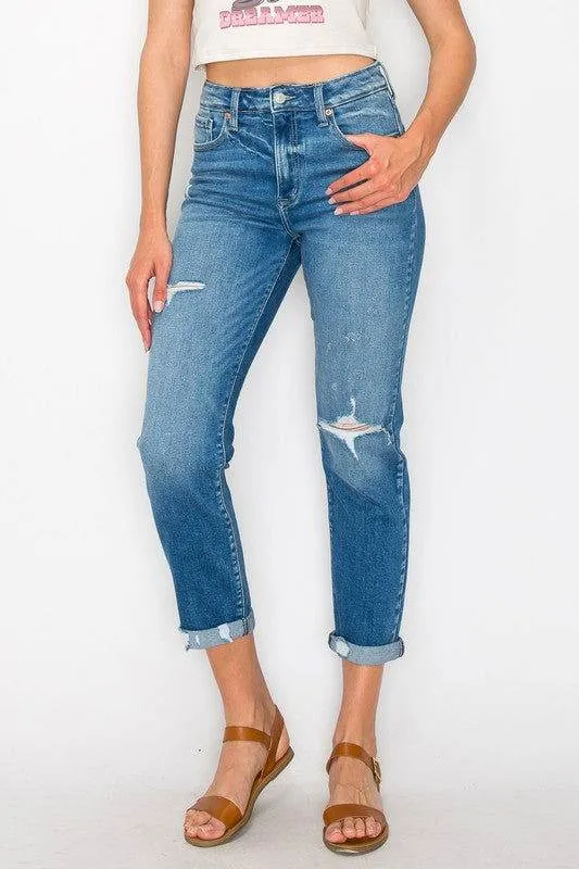 Artemis Vintage Plus Size / High Rise Tapered Leg Jeans