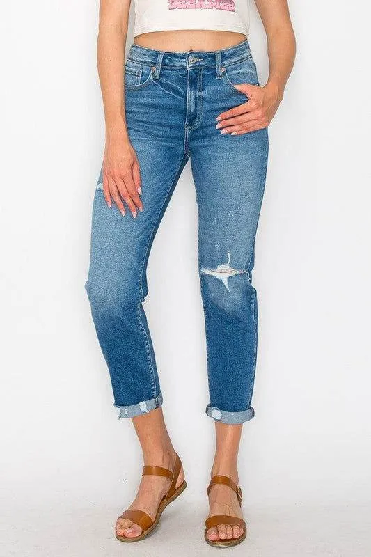 Artemis Vintage Plus Size / High Rise Tapered Leg Jeans