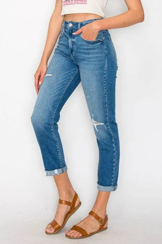 Artemis Vintage Plus Size / High Rise Tapered Leg Jeans