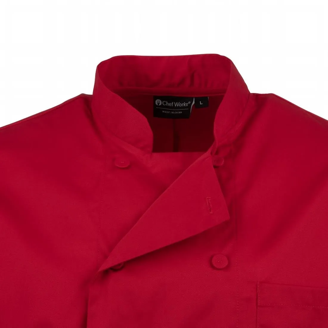 B106-XS Chef Works Unisex Jacket Red XS