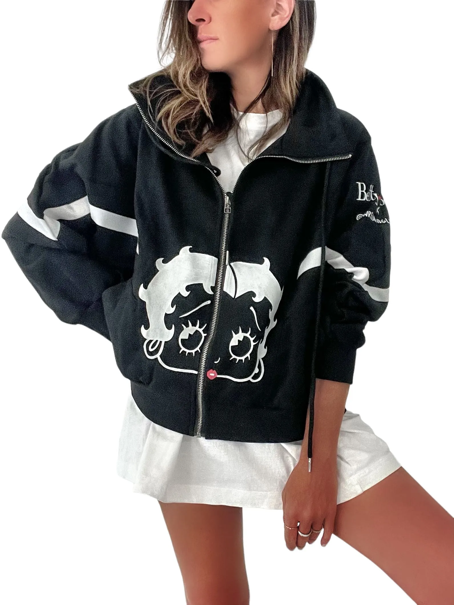 'Betty Boop x W G' Sweat Jacket