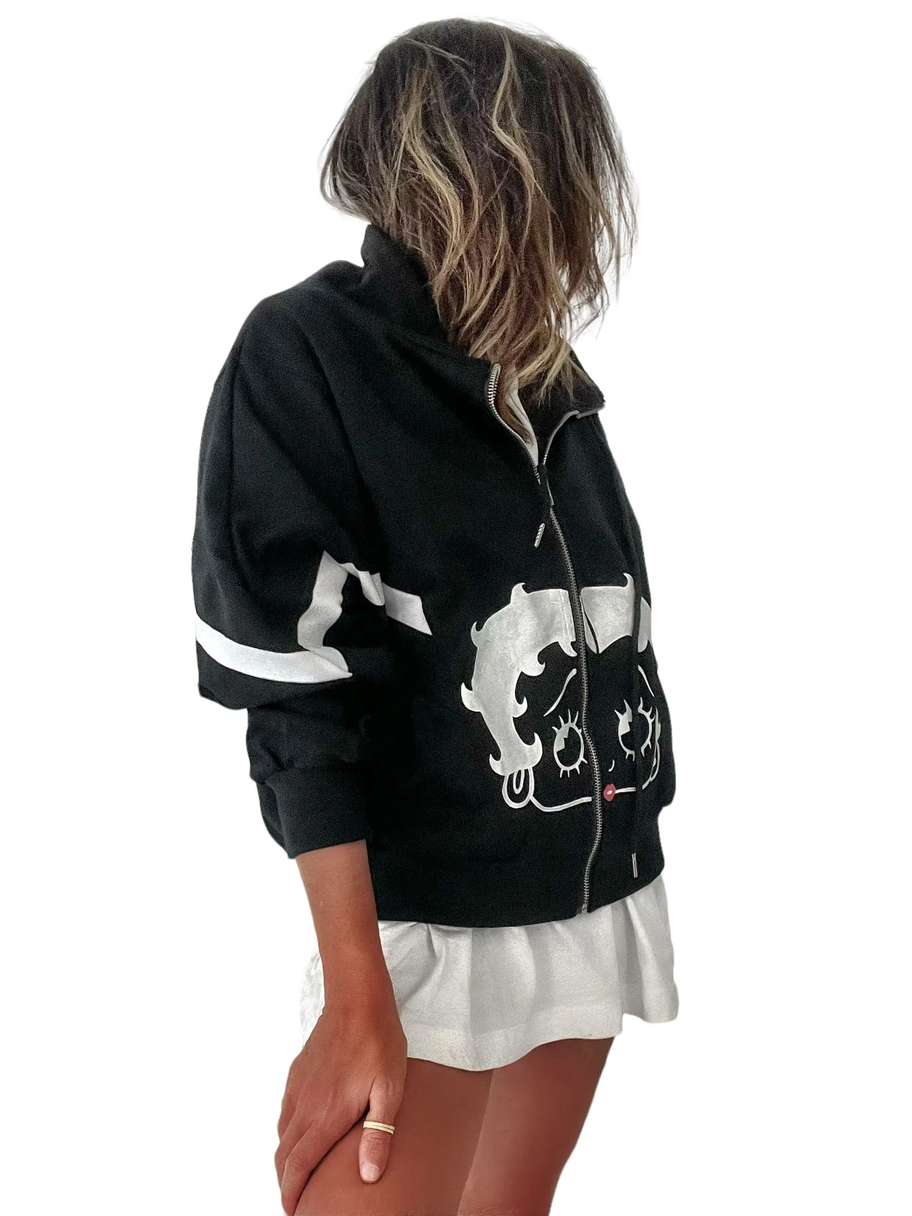 'Betty Boop x W G' Sweat Jacket