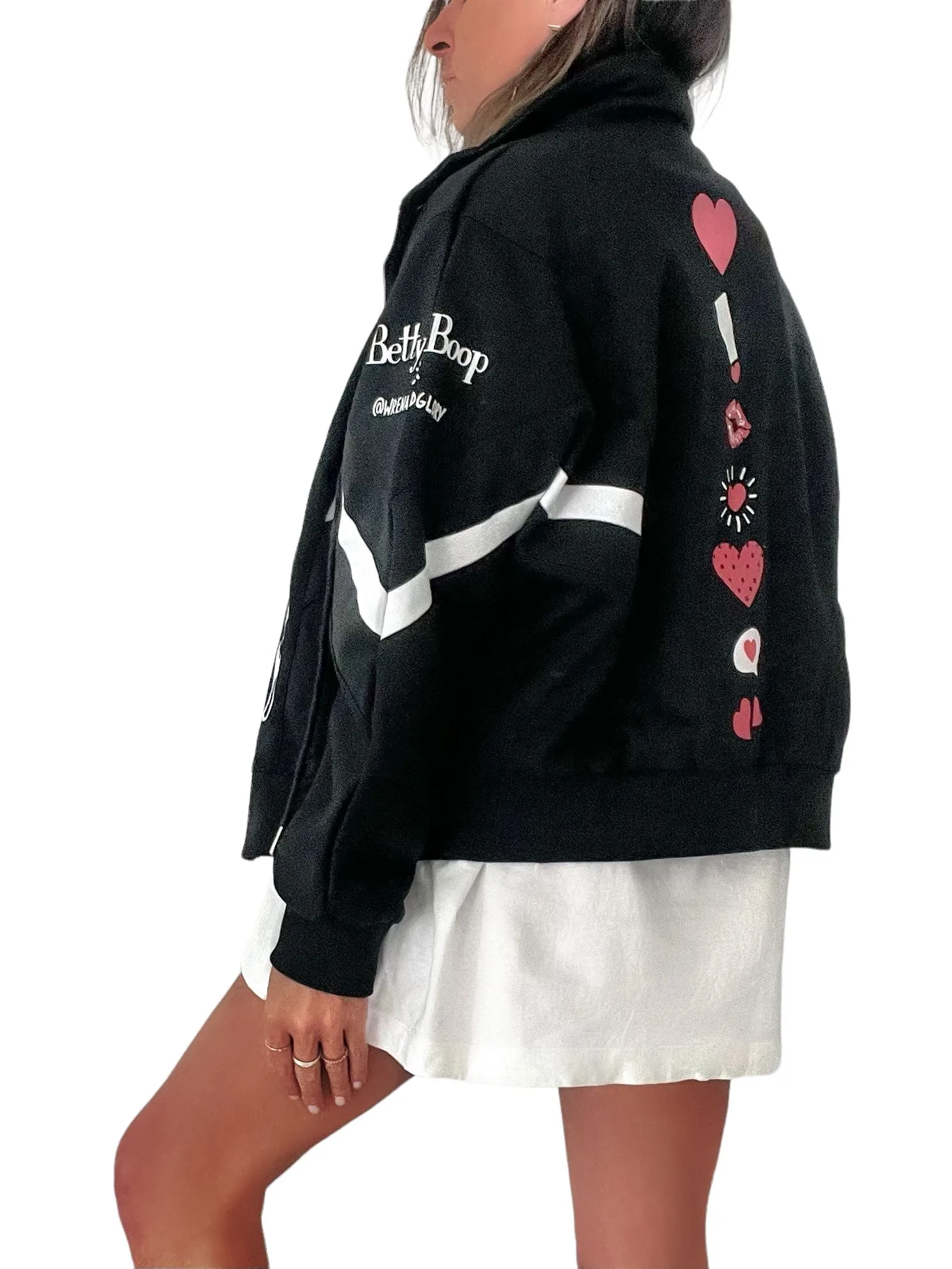 'Betty Boop x W G' Sweat Jacket