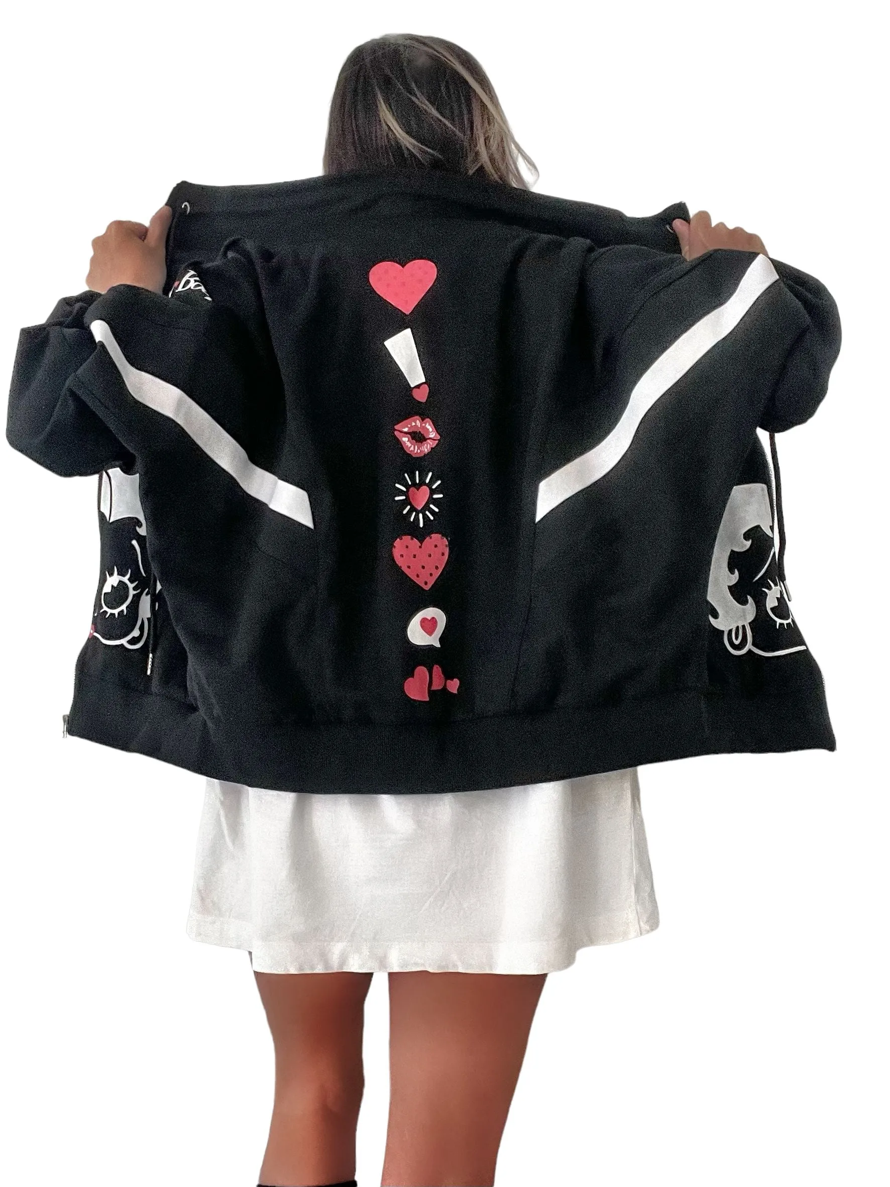 'Betty Boop x W G' Sweat Jacket