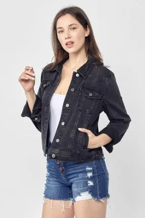 Blakely Black Denim Jacket