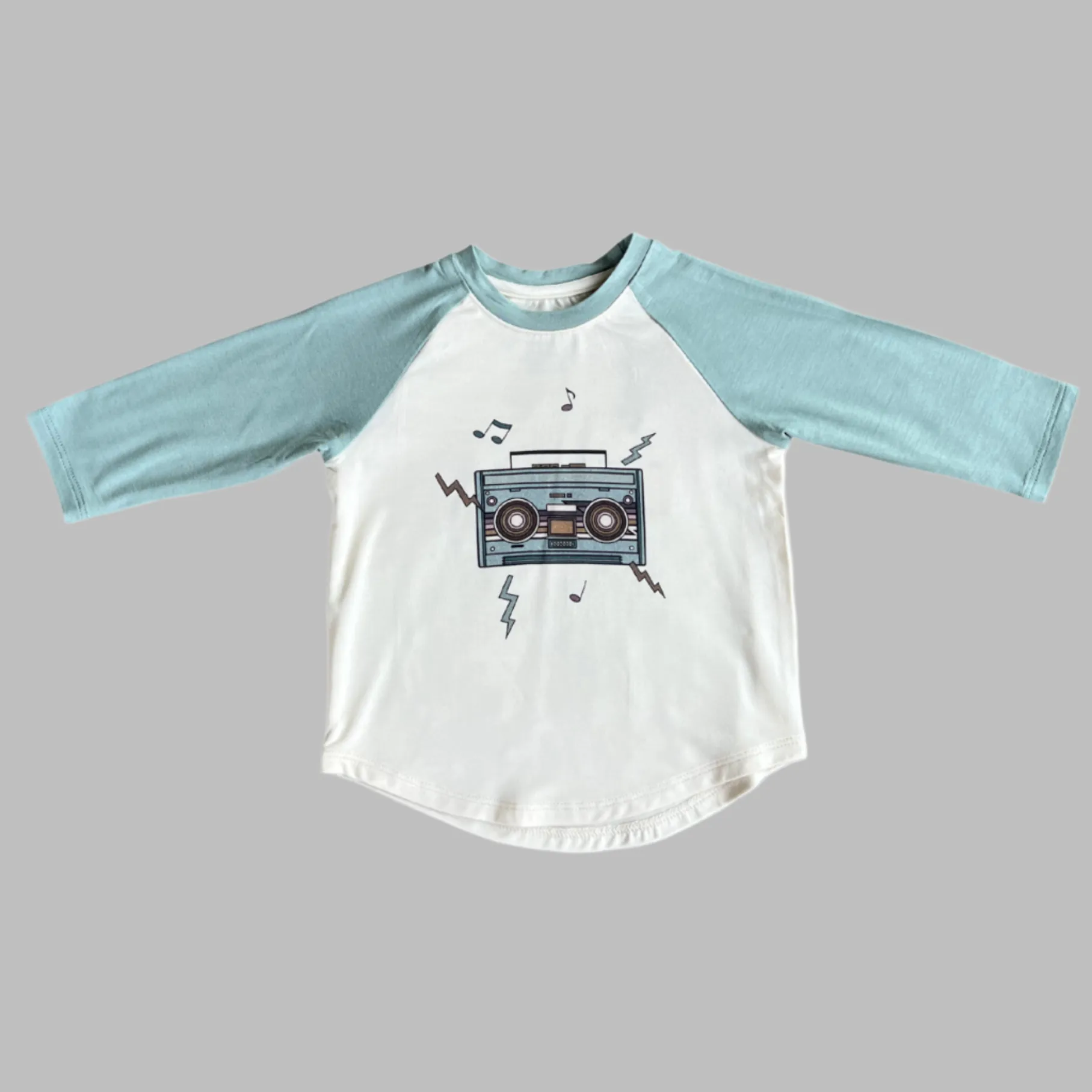 Boombox Long Sleeve Baseball Tee