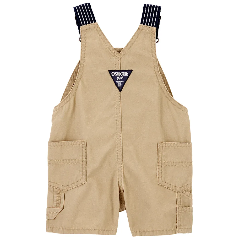 Boys' Hickory Stripe Strap Shortalls 1Q440610