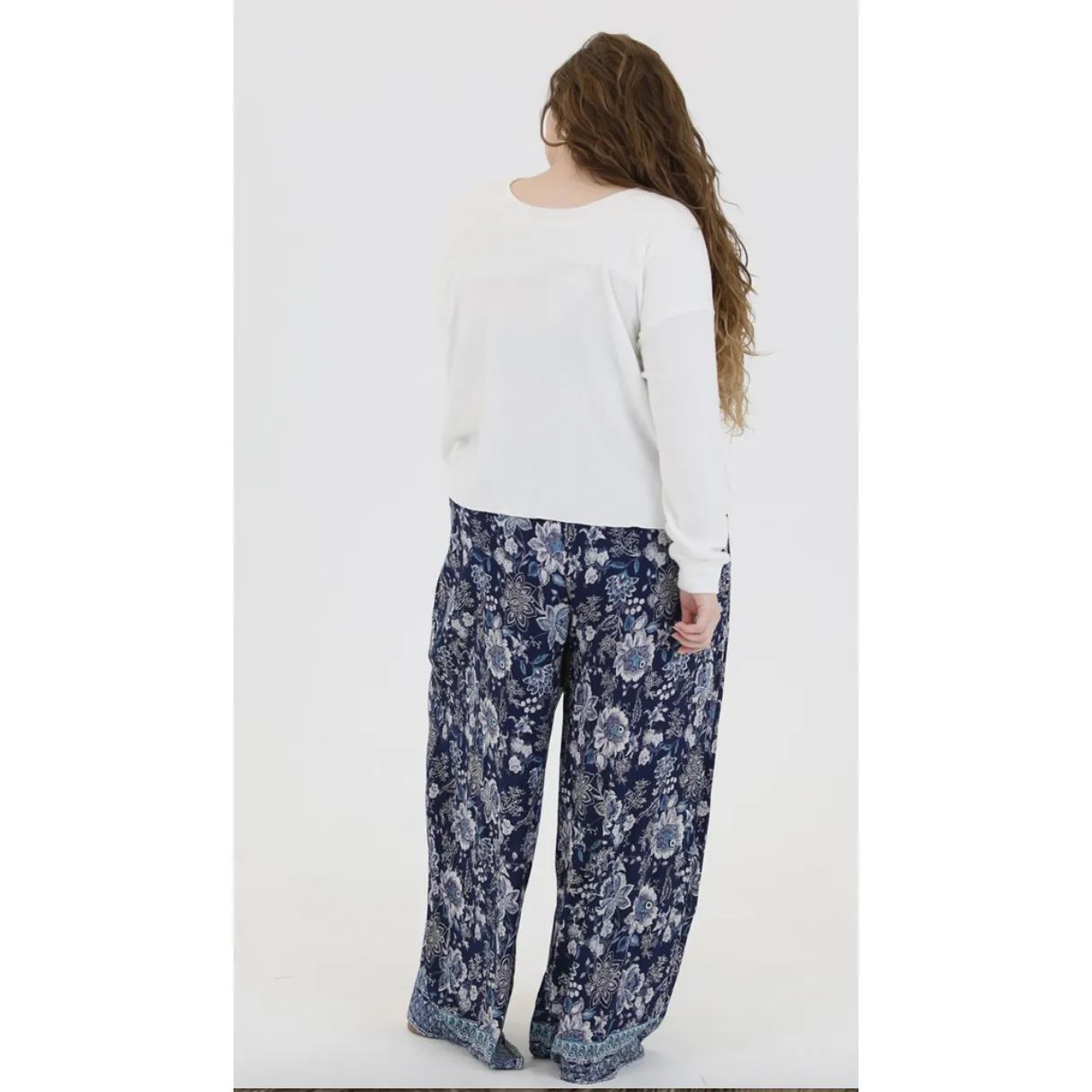 California Wide Leg Curvy Fit Pants