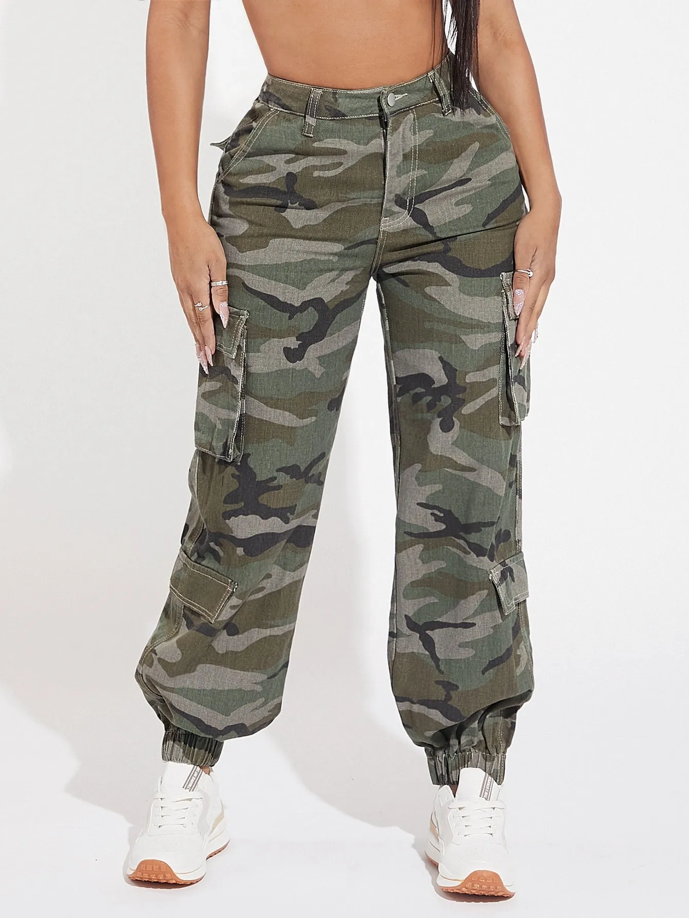 Camo Jogger Cargo Pants