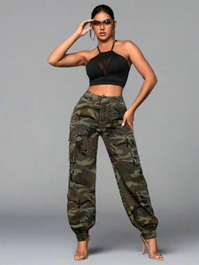 Camo Jogger Cargo Pants