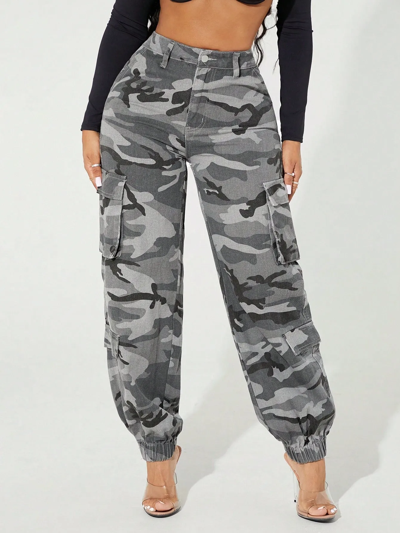 Camo Jogger Cargo Pants