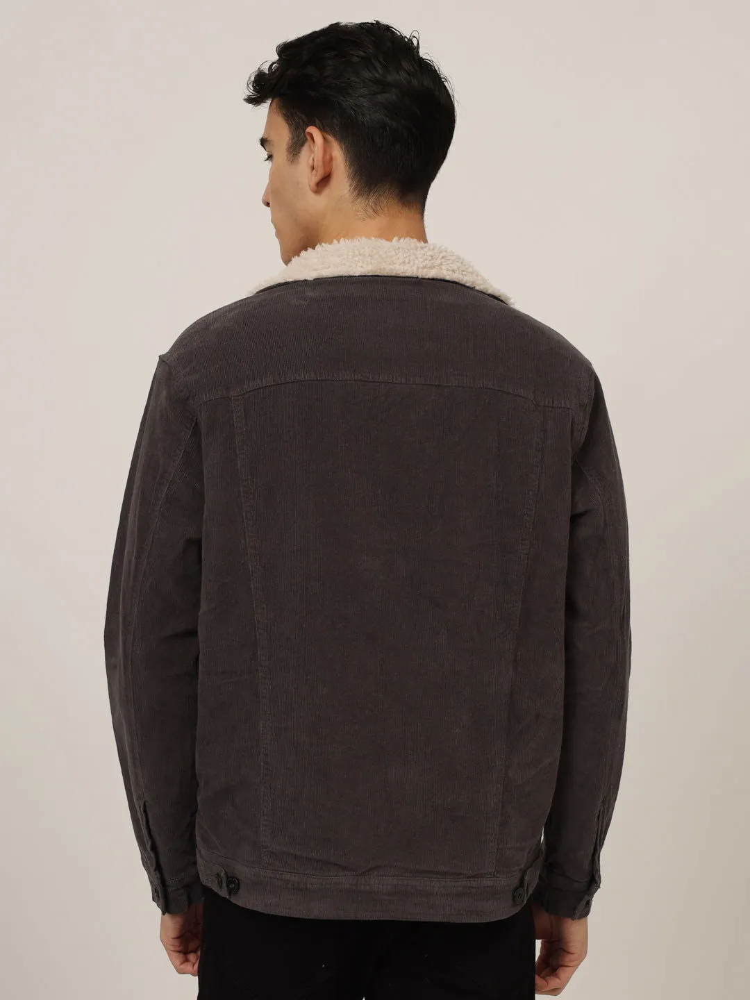 Dark grey corduroy jacket