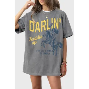 DARLIN SADDLE UP MINERAL GRAPHIC | TEE