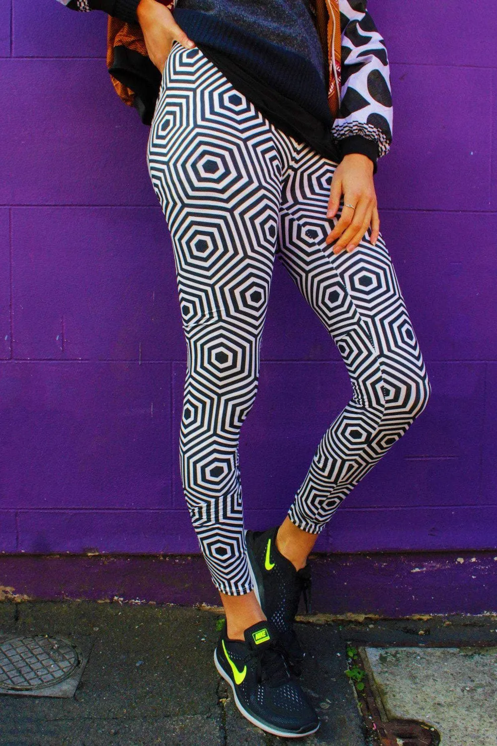 Day Tripper Pattern Festival Leggings