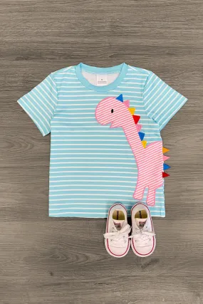 Dinosaur Striped Top