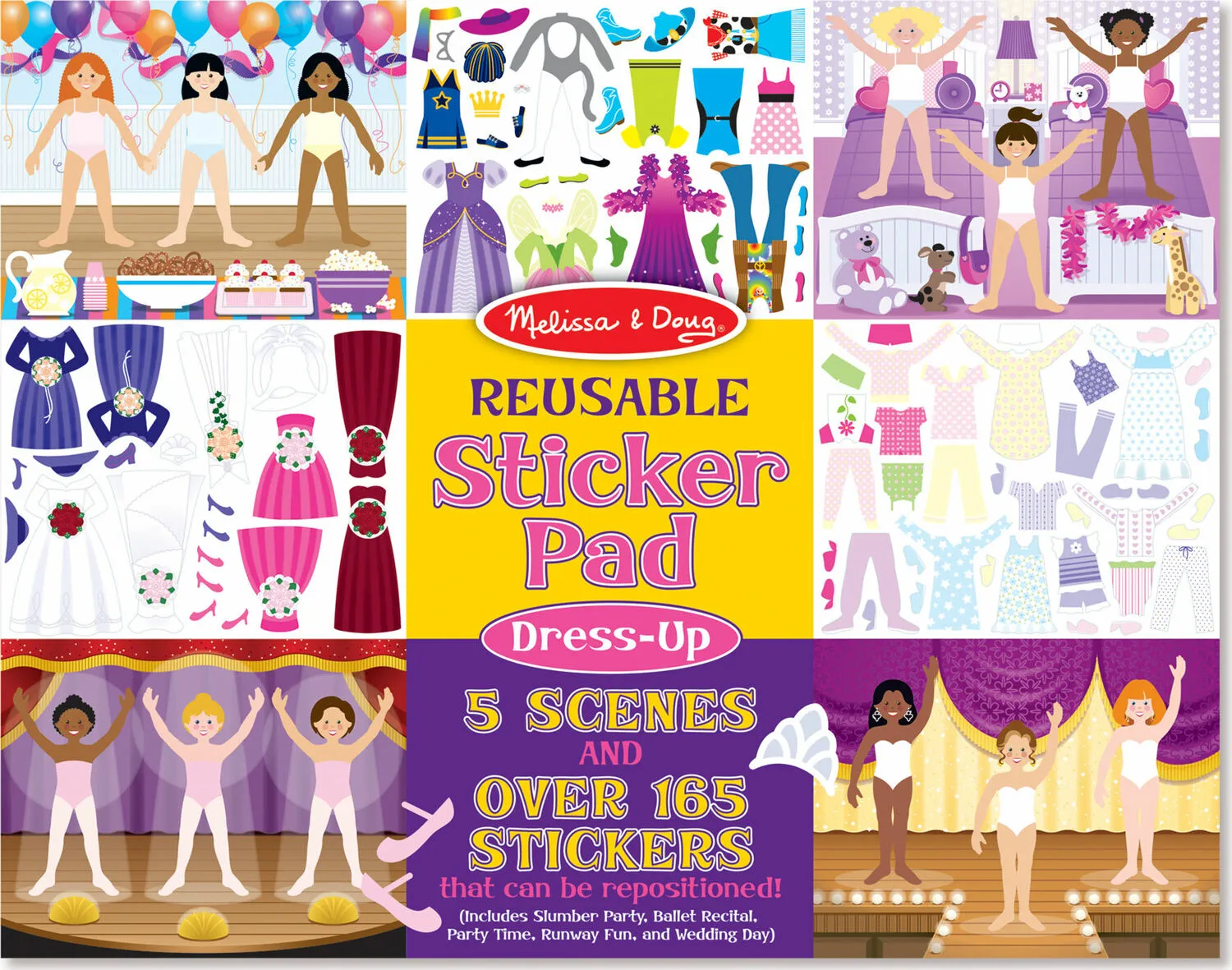 Dress Up Reusable Sticker Pad