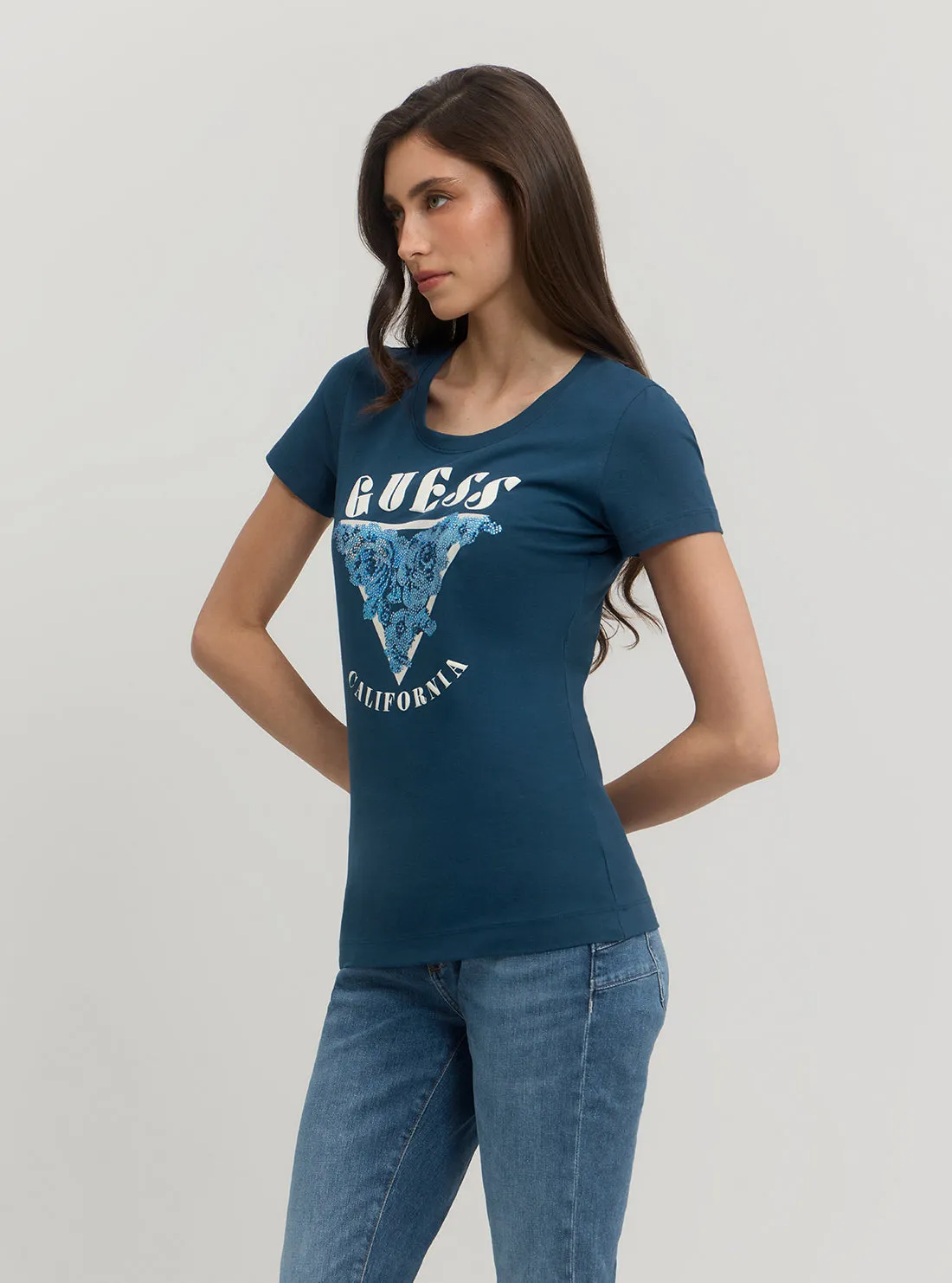 Eco Blue Roses T-Shirt