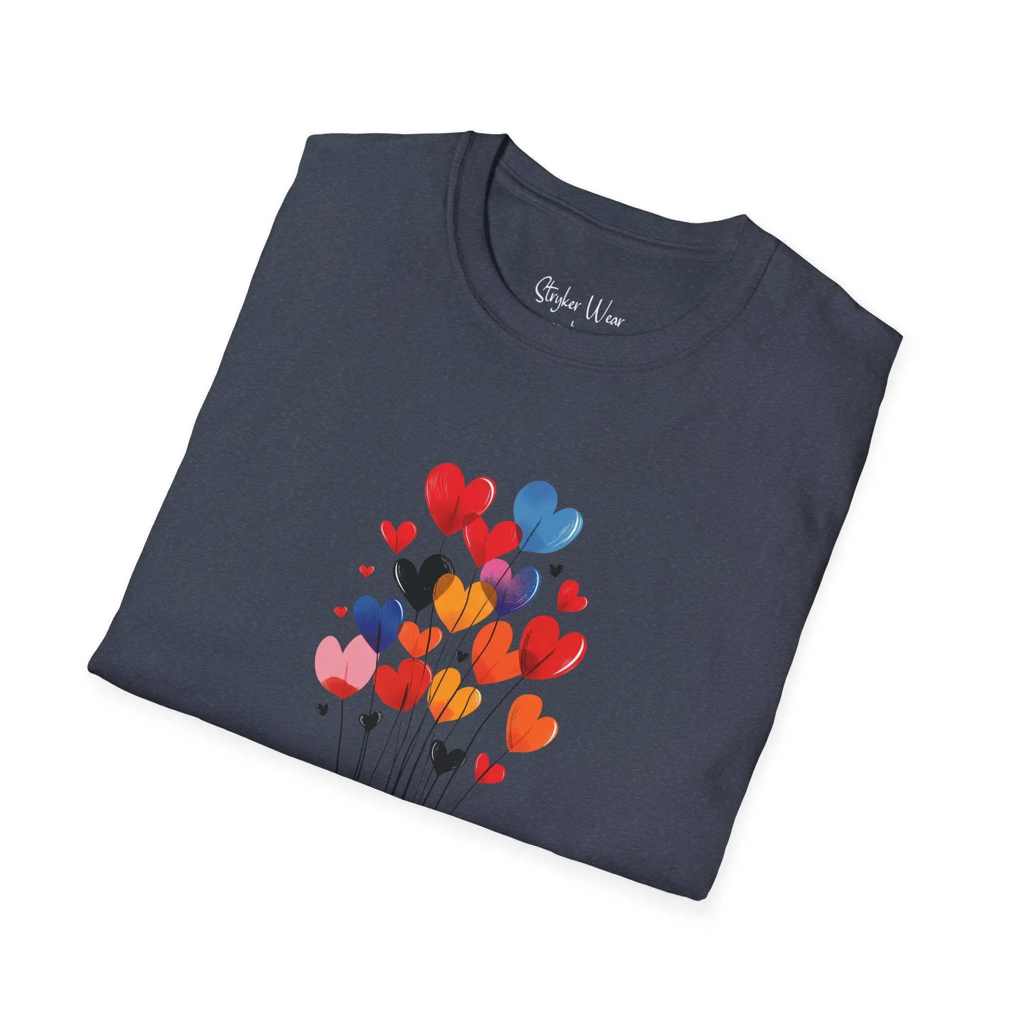 Floating Hearts | Unisex Softstyle T-Shirt