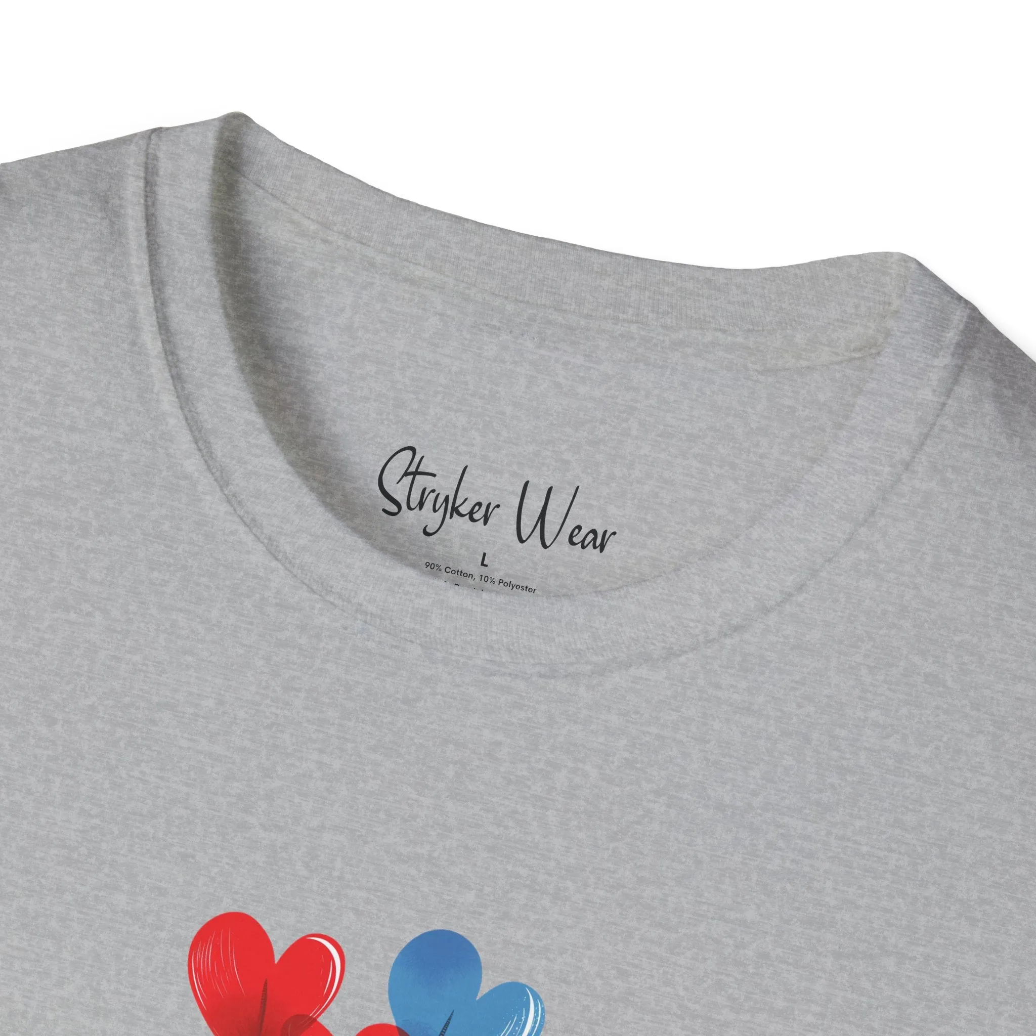 Floating Hearts | Unisex Softstyle T-Shirt