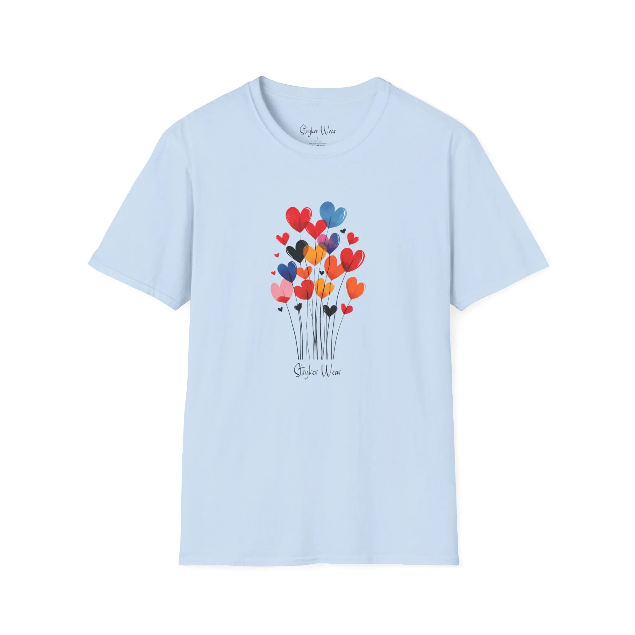 Floating Hearts | Unisex Softstyle T-Shirt