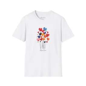 Floating Hearts | Unisex Softstyle T-Shirt