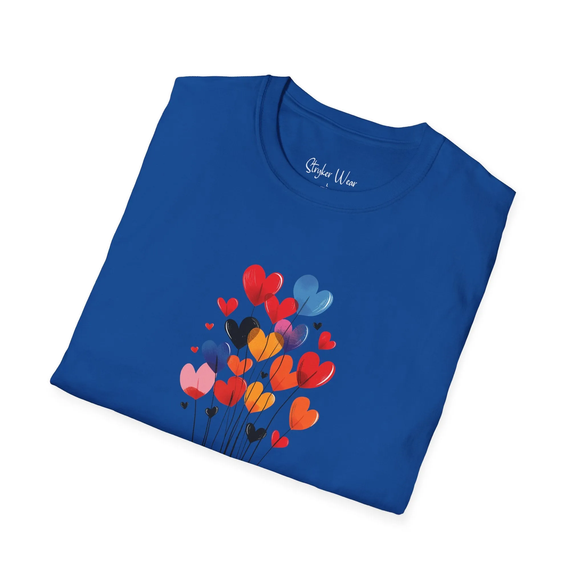 Floating Hearts | Unisex Softstyle T-Shirt