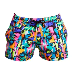 Funky Trunks Mens Shorty Shorts FT40M- Paper Cut