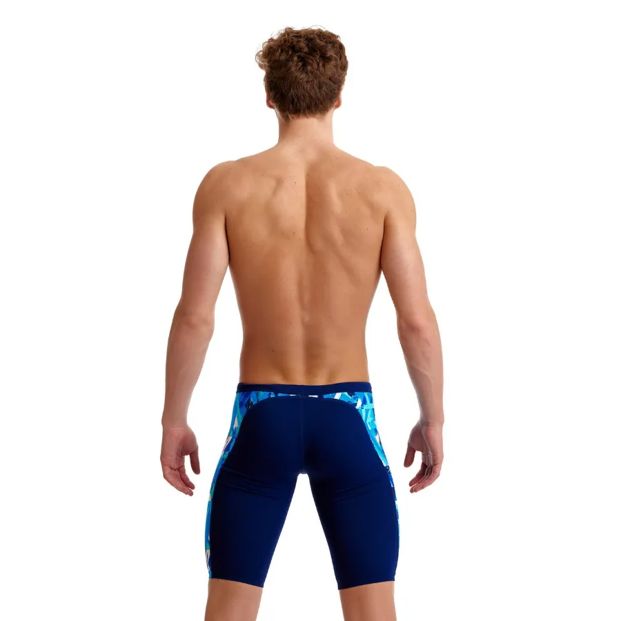 Funky Trunks Mens Training Jammers FT37M- Bashed Blue