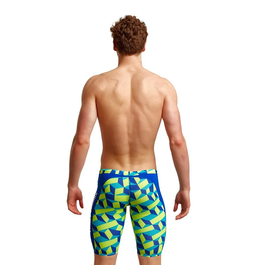 Funky Trunks Mens Training Jammers FT37M- Blue Blockers