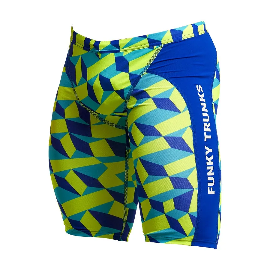 Funky Trunks Mens Training Jammers FT37M- Blue Blockers