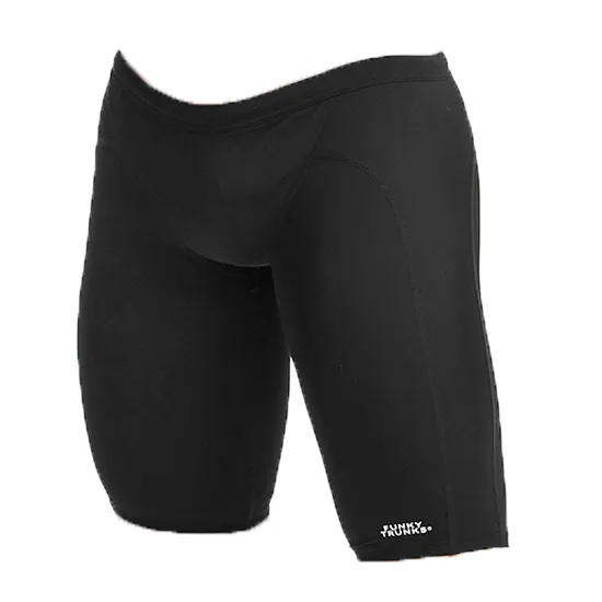 Funky Trunks Mens Training Jammers FT37M- Still Black