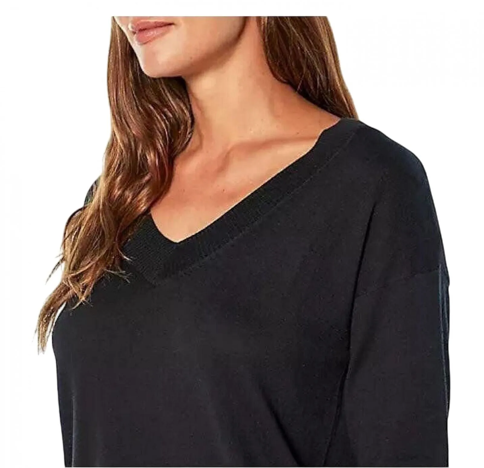 Gap Women's Relaxed Fit Comfortable Lightweight V-Neck Sweater QLSN01615