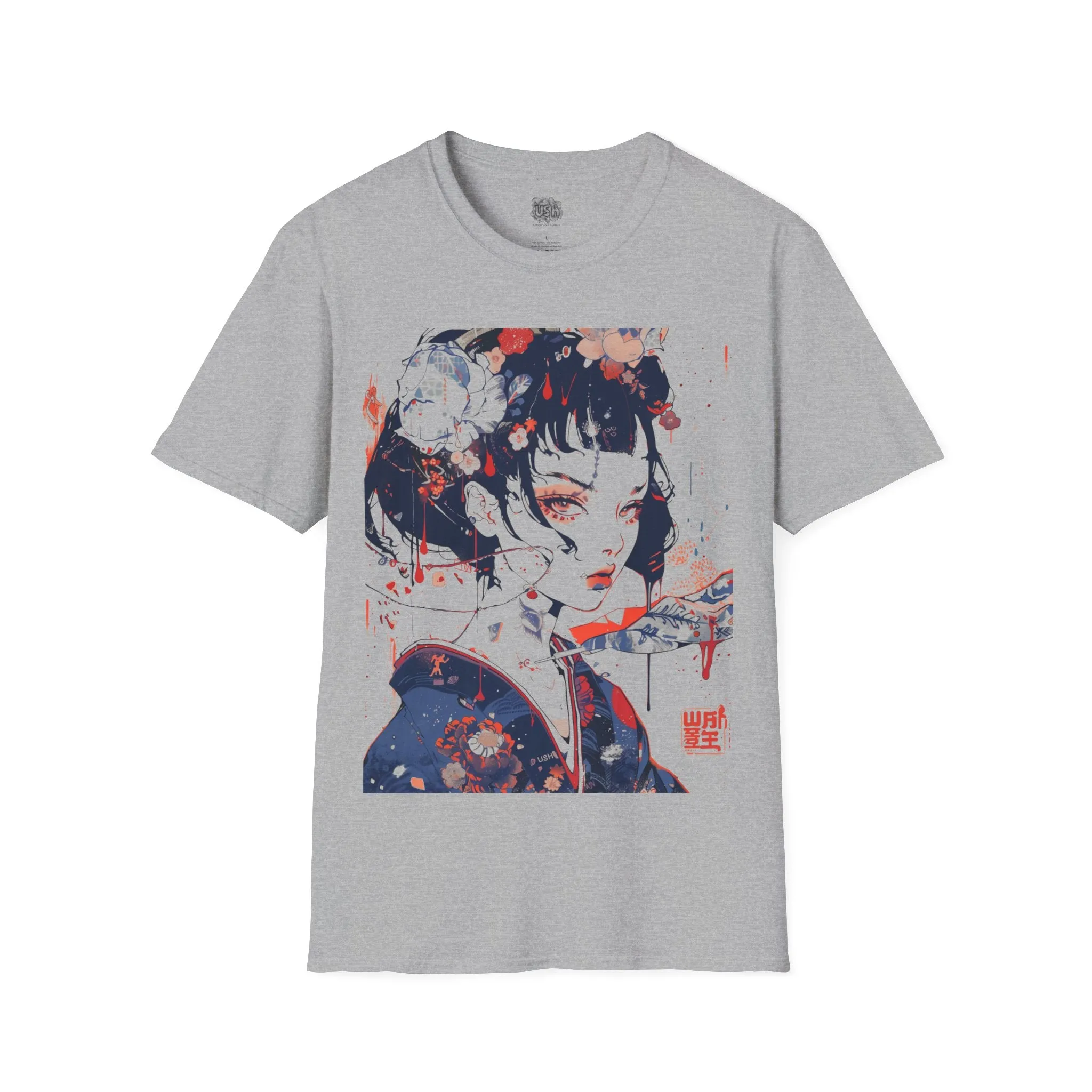 Japanese Art Pop Geisha T-Shirt