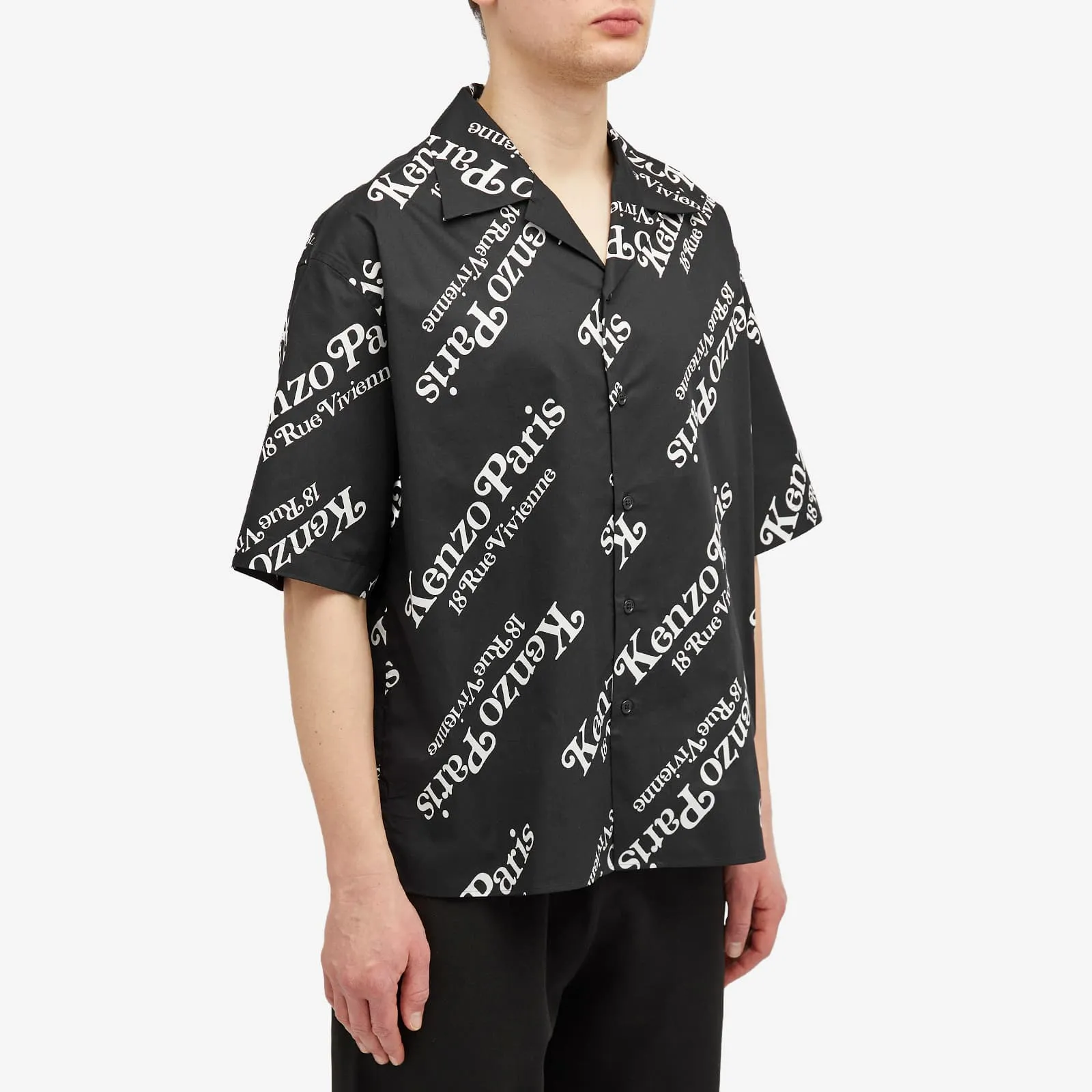 Kenzo X Verdy Logo Shirt, black