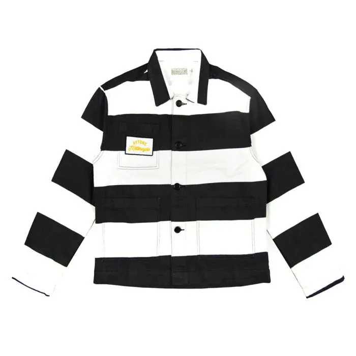 Kytone ~  Prisoner Jacket - Black/White