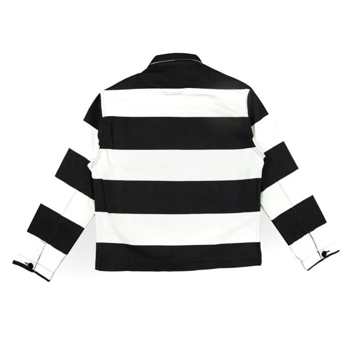 Kytone ~  Prisoner Jacket - Black/White