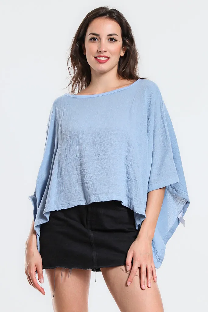 Leah Woven Poncho (BQ168)