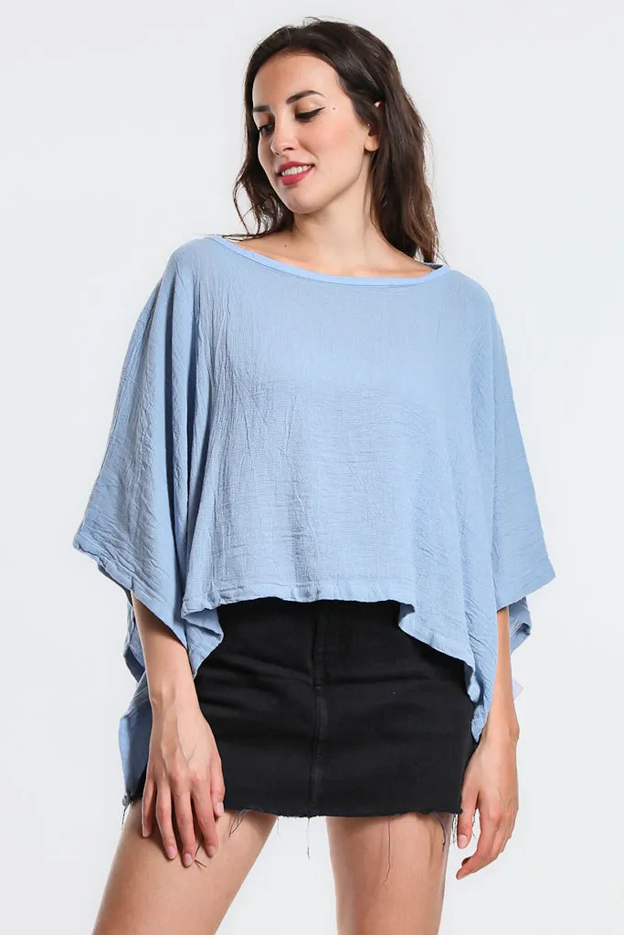 Leah Woven Poncho (BQ168)