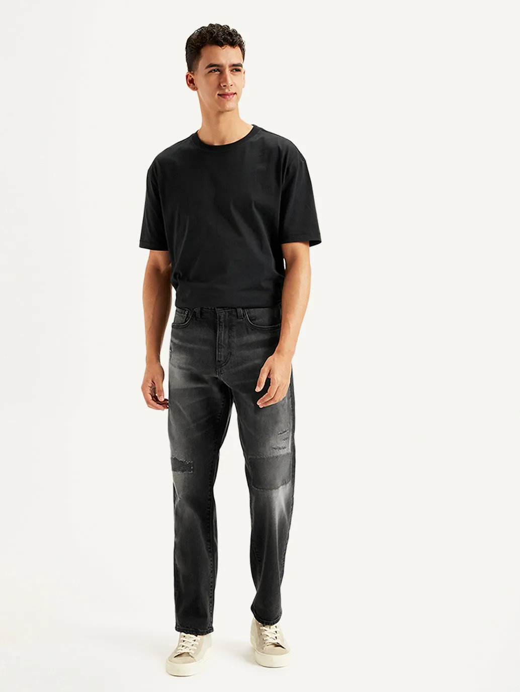 Men's 550'92 Relaxed Fit Black Jeans