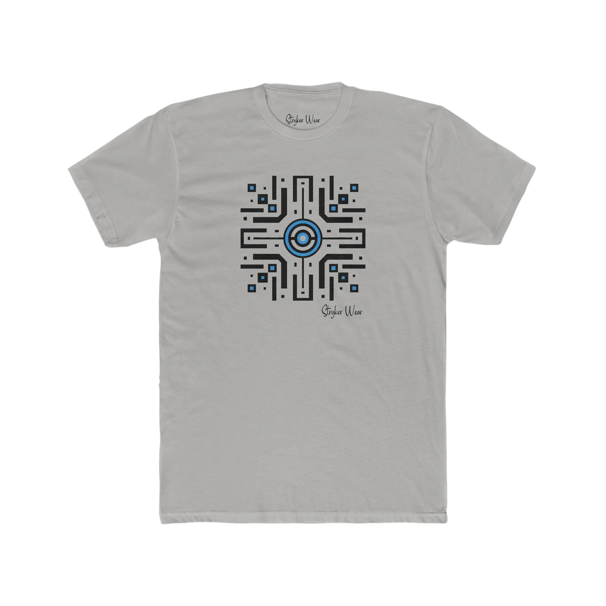 Minimalist Digital Design | Men's Cotton Crew Tee