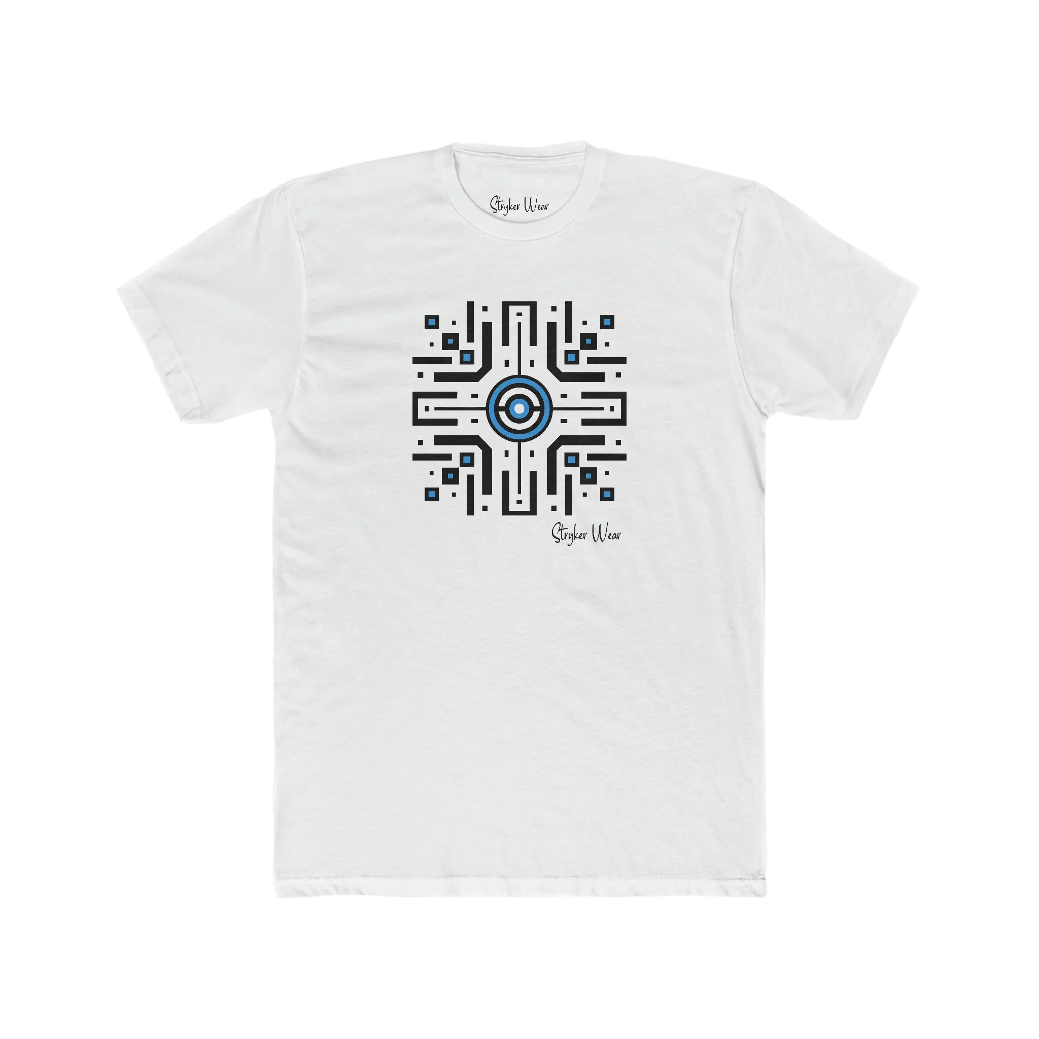 Minimalist Digital Design | Men's Cotton Crew Tee