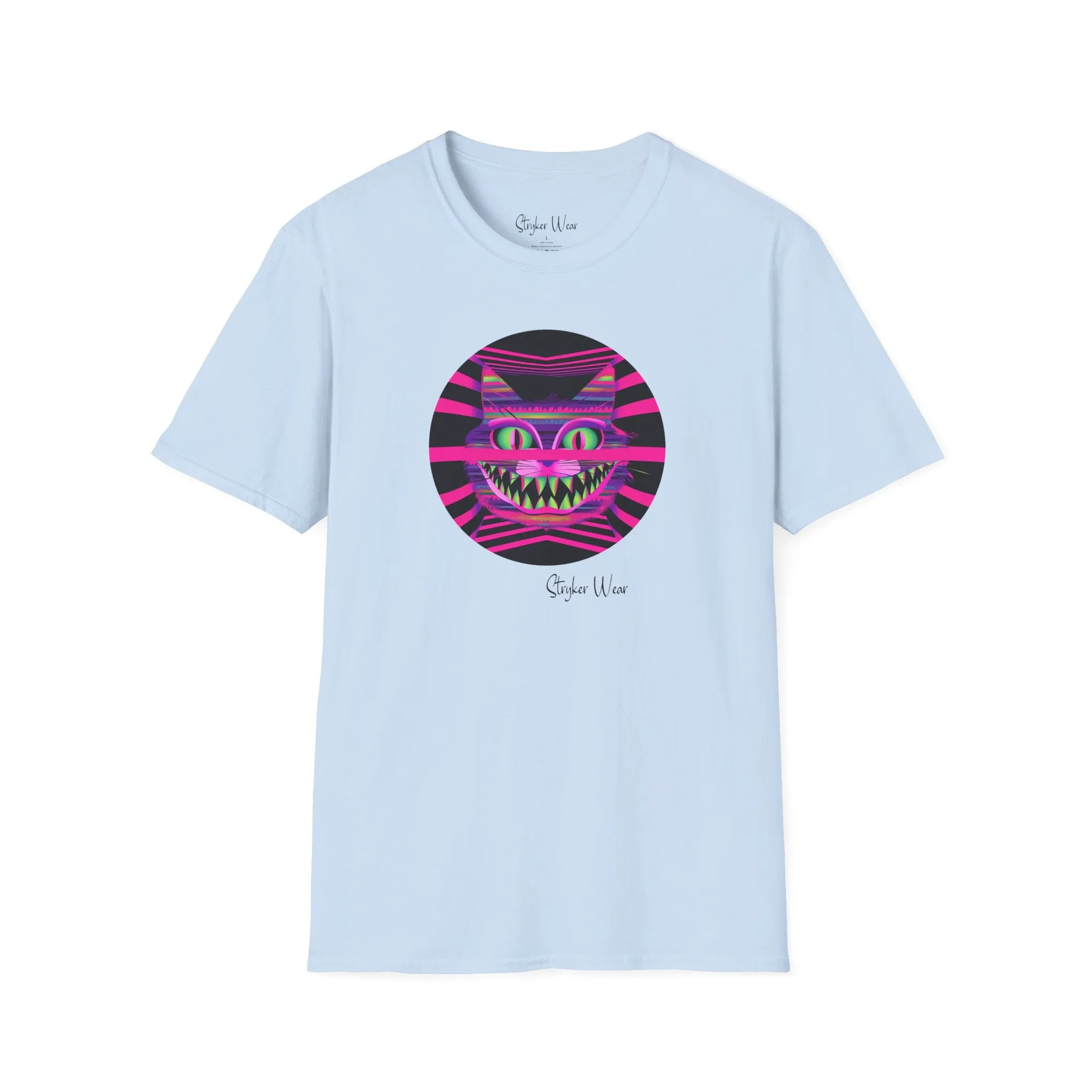 Neon Funky Cat Pop Art | Unisex Softstyle T-Shirt