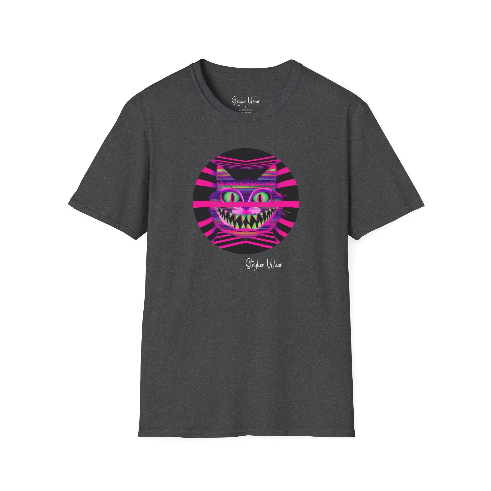 Neon Funky Cat Pop Art | Unisex Softstyle T-Shirt