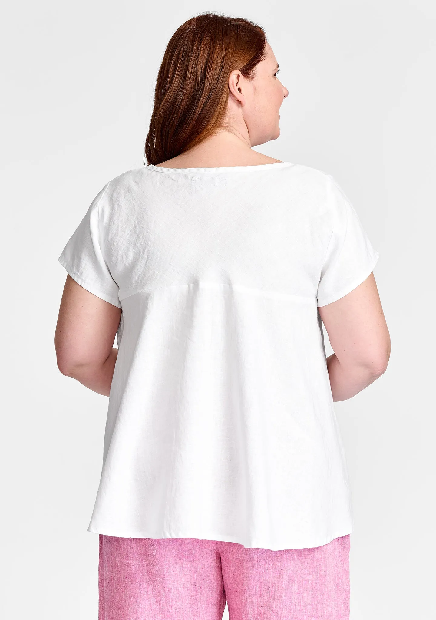 Playful Tee - Linen T Shirt - FINAL SALE