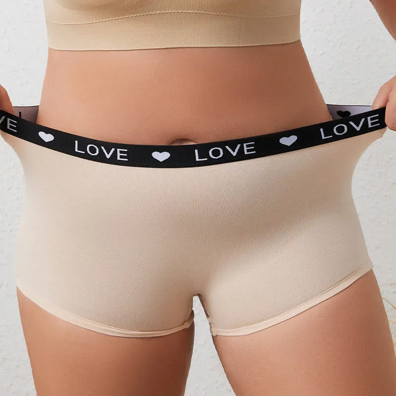 Plus Size Love Boyshort(2 Packs)