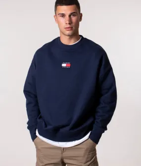 Relaxed Fit Tommy Badge Sweatshirt