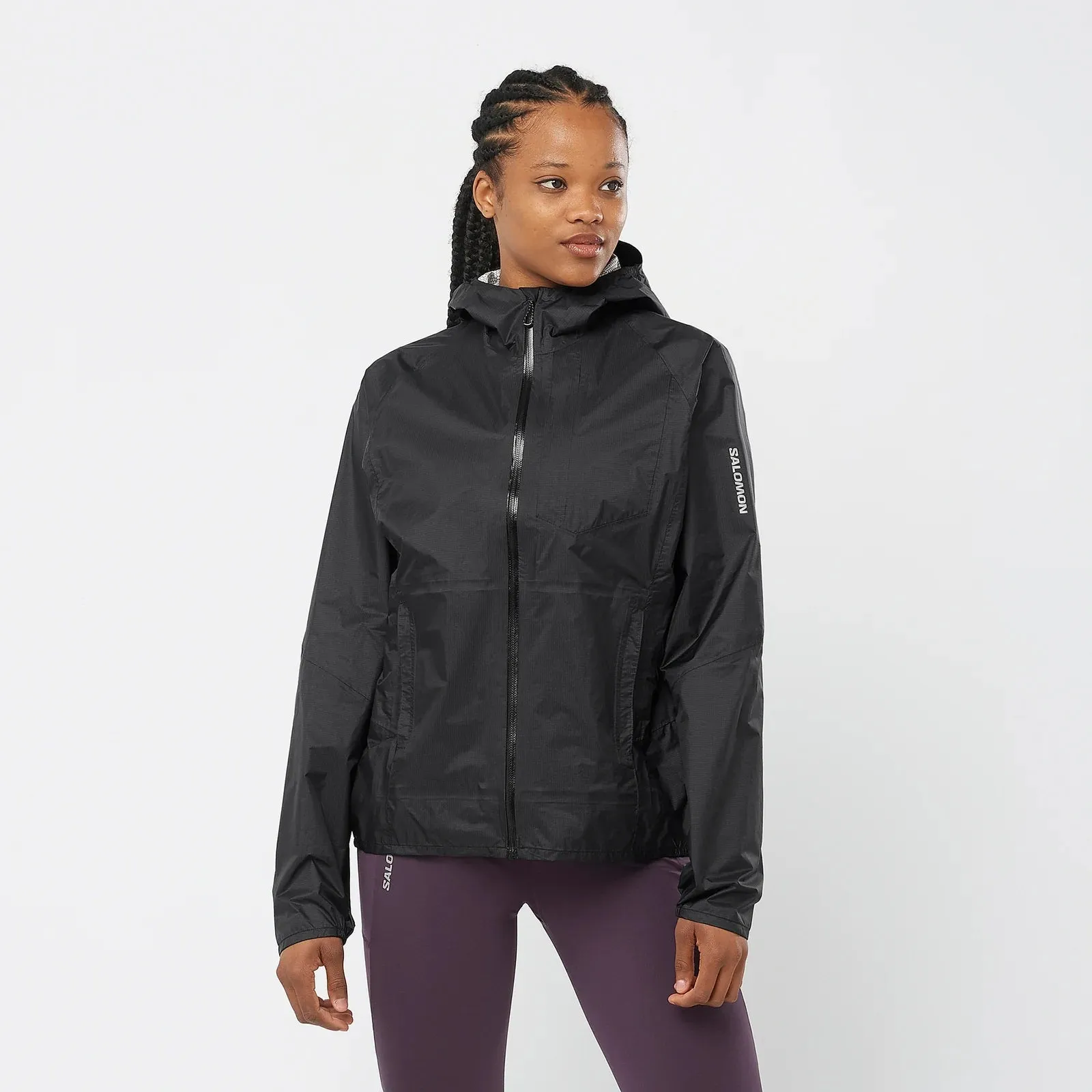 Salomon Bonatti Waterproof Jacket | Deep Black | Womens