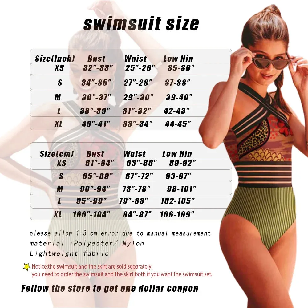 Salsa Swimsuit Matching Skirts Holiday Resort Wear