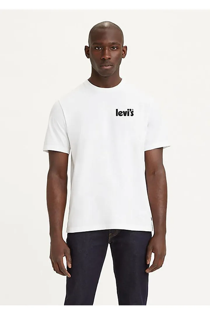 T-SHIRT SS RELAXED FIT TEE POSTER WHITE GRAPHIC LEVI'S