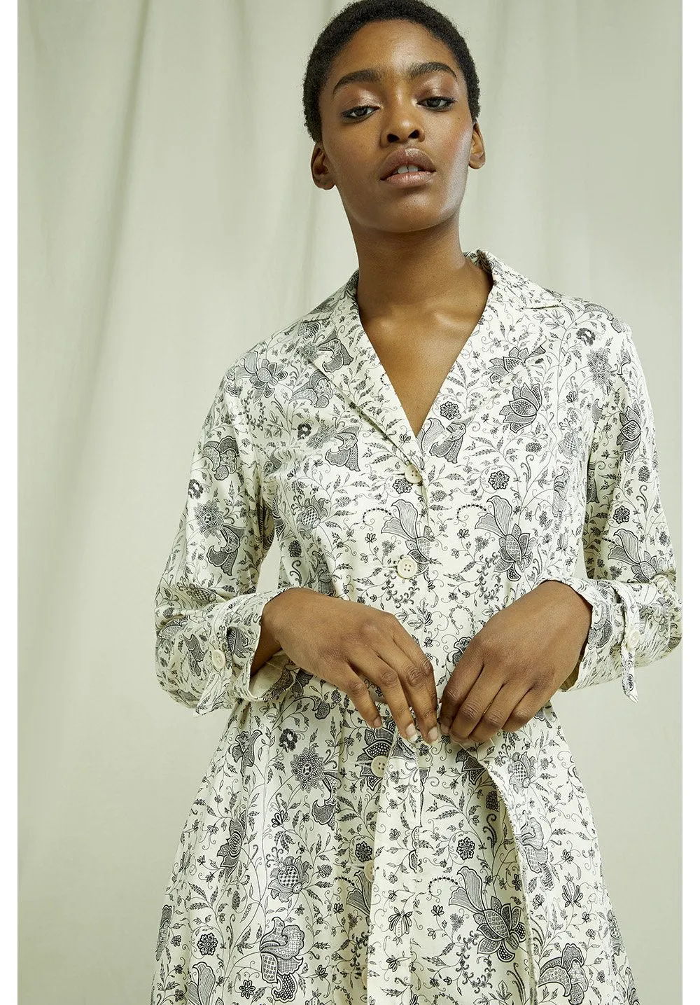 V&A Anaya Print Shirt Dress, M